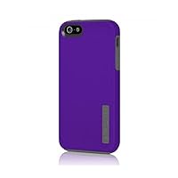 iPhone 5 5S SE Case, Incipio DualPro Case Shockproof Hard Shell Hybrid Authentic Rugged Cover - Indigo Violet/Gray