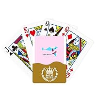 Killed Animals Hunts Art Deco Fashion Royal Flush Poker Playing Card Game