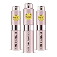CA Perfume Impression of Aventura For Her For Her For Women Replica Version Fragrance Dupes Concentrated Long Lasting Eau de Parfum Spray Refillable Atomizer Bottle 0.27 Fl Oz-X3