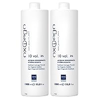 Ever Ego 10 Vol 3% Stabilized Hydrogen Peroxide 1000ml 33.8oz (Pack of 2)
