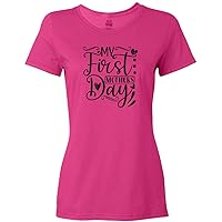 My First Mothers Day with Hearts Women's T-Shirt