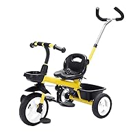 BicycleOutdoor Children's Tricycle All Terrain Baby Bicycle 1-5 Years Old Children Riding Toys Yellow Can Be A Gift