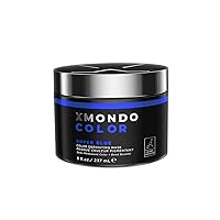 XMONDO Hair Color Super Blue Hair Healing Semi Permanent Color | Vegan Formula with Hyaluronic Acid to Retain Moisture, Vegetable Proteins to Revitalize, and Bond Boosting Technology, 8 Fl Oz 1-Pack
