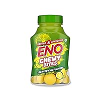 ENO Chewy Bites: Tasty Chewable Antacid for Gentle & Effective Relief from Acidity - Antime, Anywhere!! - Lemon Flavour - Pack of 30 Tabs