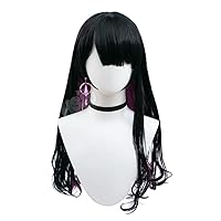Koinoya Mai Cosplay Wig VTuber Hololive Youtuber Black gradient purple long hair+free Brand Wig Cap