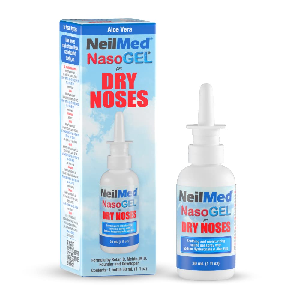 NeilMed Nasogel Drip Free Gel Spray, 1 Fluid Ounce