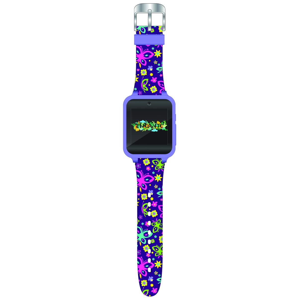 Accutime Disney Encanto Kids Smart Watch for Girls & Boys - Interactive Smartwatch with Selfie Camera, Games, Voice & Video Recorder, Pedometer, Calculator, Alarm, USB Charger