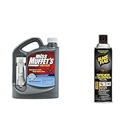 Wet & Forget 803064 Miss Muffet's Revenge Indoor and Outdoor Spider Killer with Attached Sprayer, 64 Fluid Ounces, Ready to Use & Black Flag Spider and Scorpion Killer, Aerosol, 16-oz