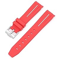 For Moonswatch Watch Curved No Gap Rubber Strap For Omega Swatch Joint Planet Series Moon Mercury Curved Rubber Strap Men Women 20MM Watchbands