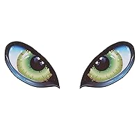 Bayetss Cartoon Eyes Car Stickers Rear View Mirror Windows Stickers Styling Car Body Stickers Self-Adhesive Reflective Decals