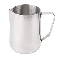 50-Ounce Milk Frothing Pitcher, 1500 ml. Large Milk Pitcher by Tezzorio, Stainless Steel Milk Steaming Frothing Pitchers for Espresso Machines, Milk Frother/Latte Art