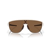 Oakley Men's OO9248 Corridor Rectangular Sunglasses, Matte Warm Grey/Prizm Bronze, 42 mm