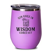 Gin Tonic lover Pink Edition Wine Tumbler 12oz - Gin Tonic in - Bartender Drink Lover Colleagues Funnny Pub Bar Alcohol Lover Brew Humor Bachelor Party