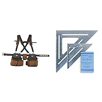AirLift Tool Belt with Suspenders (50100) and SWANSON Tool Co. Big 12 Speed Square Value Pack