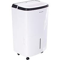 Honeywell 50 Pint Dehumidifier with Pump for Basements & Large Rooms Up To 3500 Sq. Ft. with Mirage Display, Energy Star, Washable Filter to Remove Odor & Filter Change Alert