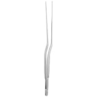 Mercer Culinary 18-8 Stainless Steel Precision Plus Chef Plating Tong, Offset, 6-1/2 Inch