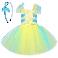 IMEKIS Girls Christmas Snowman Costume White Tutu Dress with Scarf and Hat Halloween Cosplay Outfit Xmas Photo Shoot 1-12T