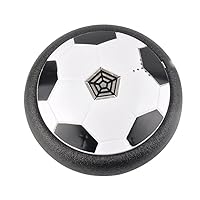 Air Power Soccer, Air Power Soccer Football Hover Toy with Light Up LED Lights Music Kids Toys Children Training Football for Indoor Outdoor Games Black, Football Hover Toy