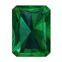 0.5 to 3 ct Emerald Cut VVS1 Simulated Green Emerald May Birthstone