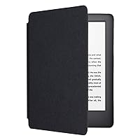 11Th Gen Leather Soft + Hard Case Waterproof Folding Cover for Kindle Paperwhite 5 2021 6.8Inch Ebook Reader, Black