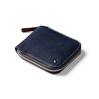Bellroy Zip Wallet (Leather Wallet, RFID Blocking, Coin Pouch) - Ocean