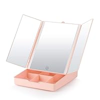 Makeup Cosmetics Folding Storage Box Dressing Table Gift Women (Color : E)