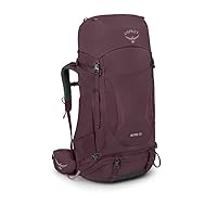 Osprey Kyte 68L Women's Backpacking Backpack with Hipbelt, Elderberry Purple, WM/L