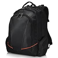 EVERKI Flight Business 15.6-Inch or 16-Inch Laptop Backpack, Travel Friendly, Men or Women, Organized, Black (EKP119)