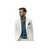 Men's Blazer Two Buttons Notch Lapel Tuxedos Jacket for Wedding Dinner Groom