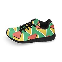 Guyana Flag Men's Lightweight Breathable Running Shoes Fashion Sneaker