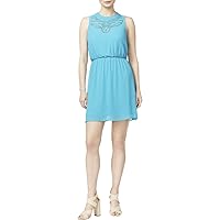 Womens Laser A-Line Fit & Flare Dress