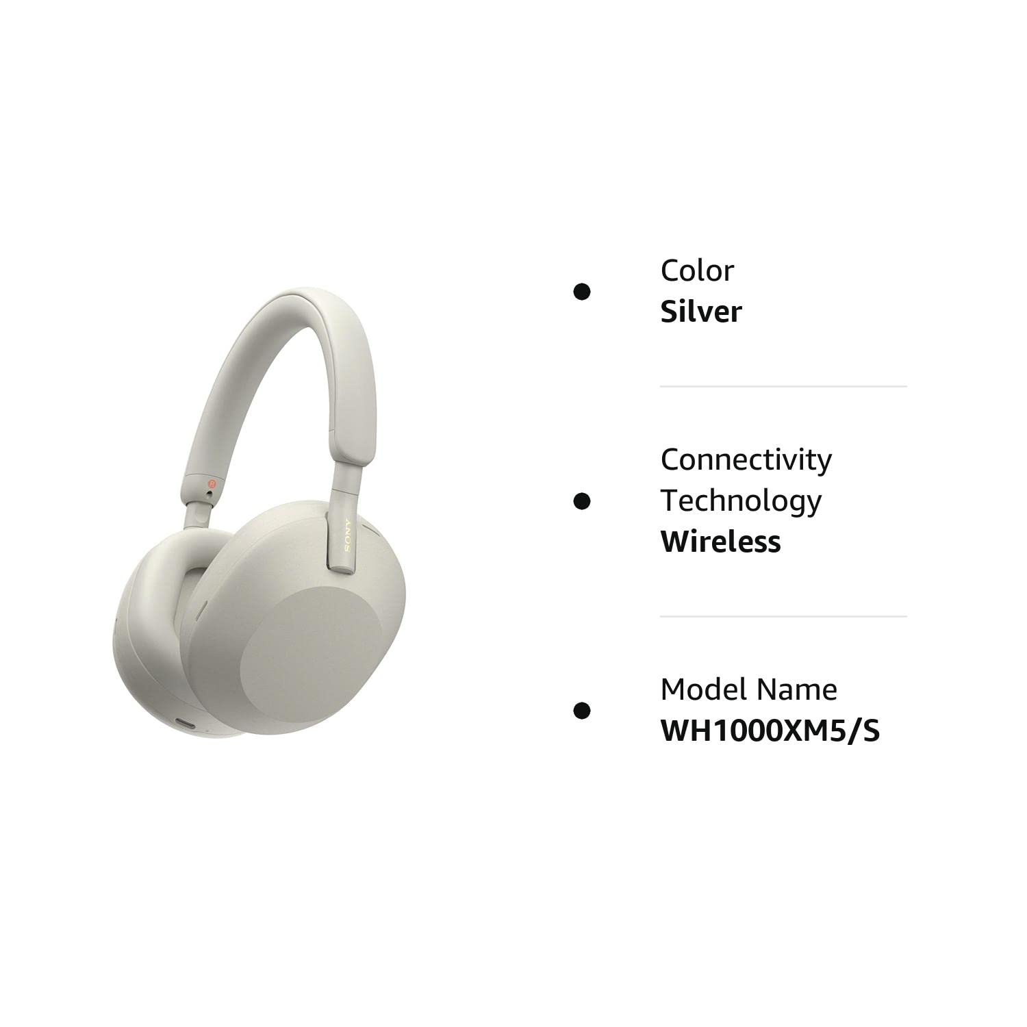 Sony WH-1000XM5/S Wireless Industry Leading Noise Canceling Bluetooth Headphones (Renewed)