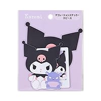 Sanrio New Life Decoration Sticker Set Kuromi Kuromi 4.5 x 3.9 x 0.04 inches (11.5 x 10 x 0.1 cm) Character 003000 SANRIO