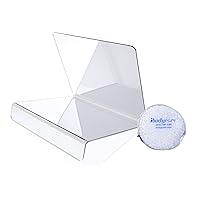 2-Way Vitrectomy Mirror with Ice Pack, 8 inch, for Eye Surgery Recovery, for Use with Proning, Seated Support Chairs, Desktop Units, Face Down Recovery