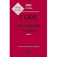 Code de procédure civile 2023 114ed - Annoté Code de procédure civile 2023 114ed - Annoté Hardcover Paperback