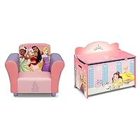 Upholstered Chair, Disney Princess & Deluxe Toy Box, Disney Princess