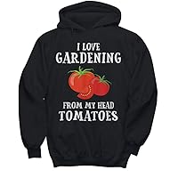 T-Shirt Gift Idea for Gardener, Hoodie for Men and Women, Vegetable Gardener Gift Tshirt Gardening Funny Pun Tomatoes