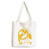 Cartoon Cute Tilt Bird Protect Animal Pet Lover Tote Canvas Bag Shopping Satchel Casual Handbag