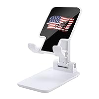 Motocross Dirt Bike USA Flag Foldable Cell Phone Stand for Desktop Cute Phone Tablet Holder Mount