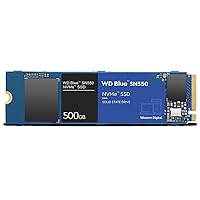 WD Blue SN550 NVMe SSD WDBA3V5000ANC - Disque SSD - 500 Go - interne - M.2 2280 - PCI Express 3.0 x4 (NVMe)