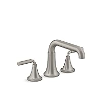 Kohler T27417-4-BN Tone Deck-Mount Bath Faucet Trim, Vibrant Brushed Nickel