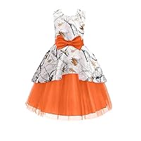 YINGJIABride Flower Girl Dresses White Camo Banquet Pageant Little Quince Prom Gowns