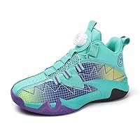Boys Girls Basketball Shoes Kids Fashion Sneakers Basketball Trainers Non-Slip Sports Shoes for Girls Indoor and Outdoor Tennis Shoes(Little Kid/Big Kid)