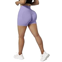 MOOSLOVER Women Seamless Booty Biker Shorts Scrunch Butt Lifting High Waisted Workout Shorts