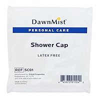 Dukal DUK SC01 Dawnmist Shower Cap, Latex Free (Pack of 200)