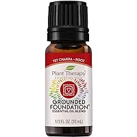 Plant Therapy Chakra 1 Grounded Foundation (Root Chakra) Essential Oil Blend 10 mL (1/3 oz) 100% Pure, Undiluted, Therapeutic Grade