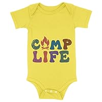 Camp Life Baby Onesie - Funny Adventure Baby Clothing - Adventure Lover Baby Gift