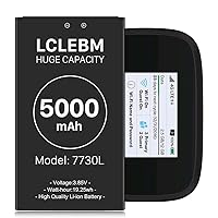 LCLEBM [5000mAh] Mifi 8800L/7730L Battery, 7730l Jetpack Battery for Novatel Jetpack MiFi 7730L/8800L Mobile Hotspot P/N: 40123117