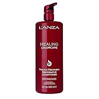 L'ANZA Healing ColorCare Trauma Treatment Restorative Conditioner, Extends Color Longevity, For Healthy and Vibrant Color with Split End Repair & Damaged Hair Treatment, Luxury Hair Care