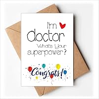 Proud Doctors I'm a Doctor English Wedding Cards Congratulations Greeting Envelopes